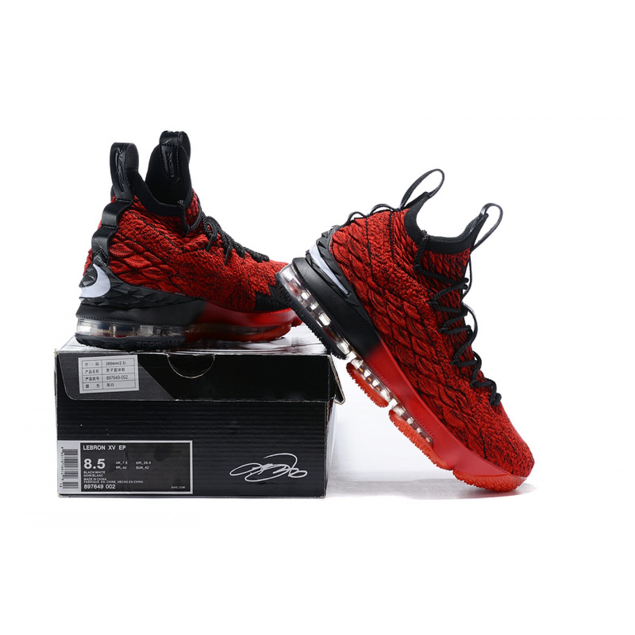 Lebron 15 Bred/Red/Black