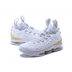 Lebron 15 White/Gold