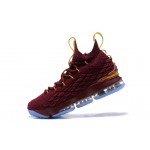 Lebron 15 Wine Red/Yellow