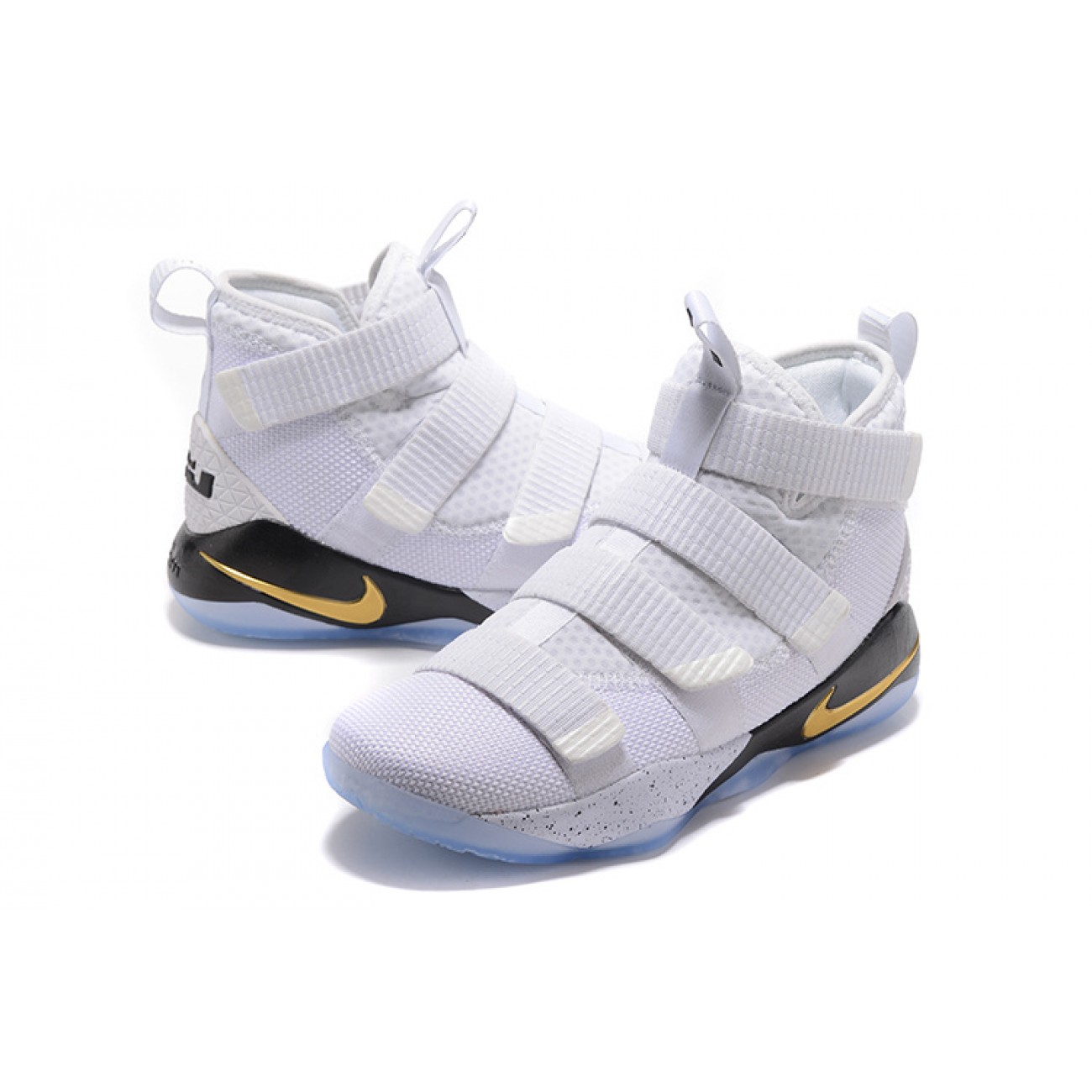 Lebron Soldier 11 White/Gold