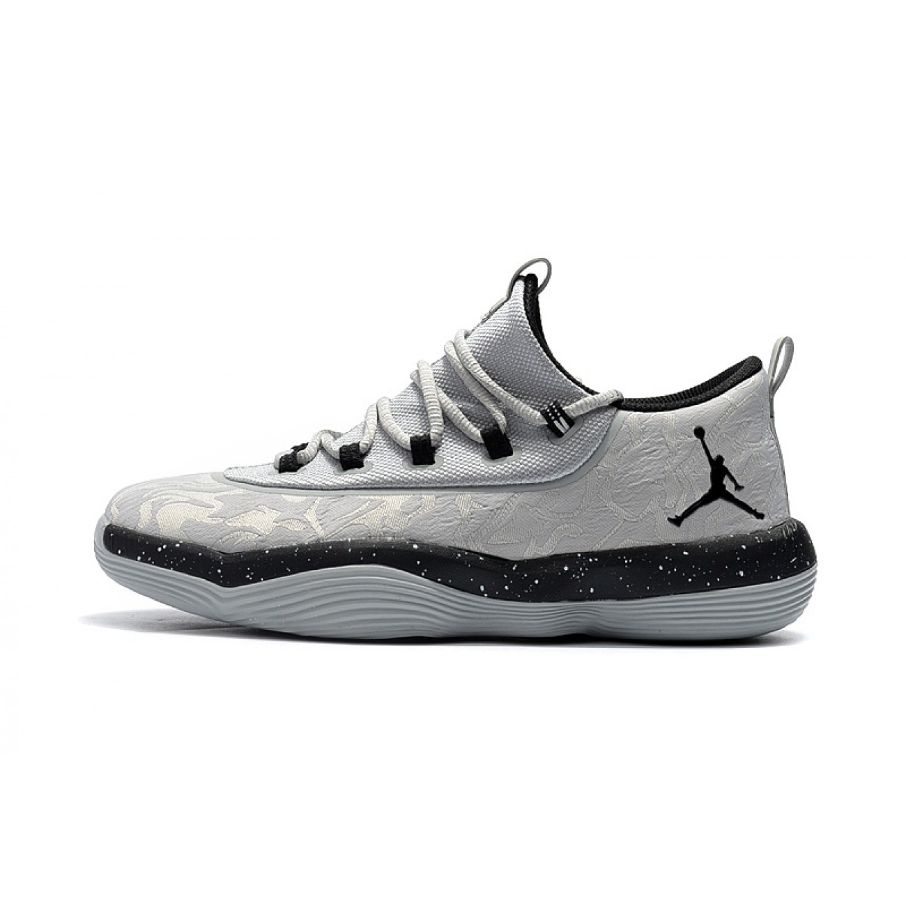 Air Jordan Super Fly Low Basketball Shoes Grey