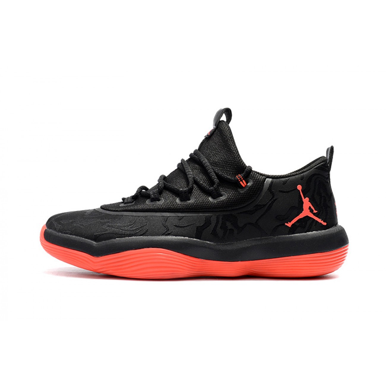 Air Jordan Super Fly Low Basketball Shoes Black/Red