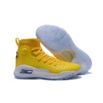 Under Armour UA Curry 4 "Braves" Yellow/Blue/White