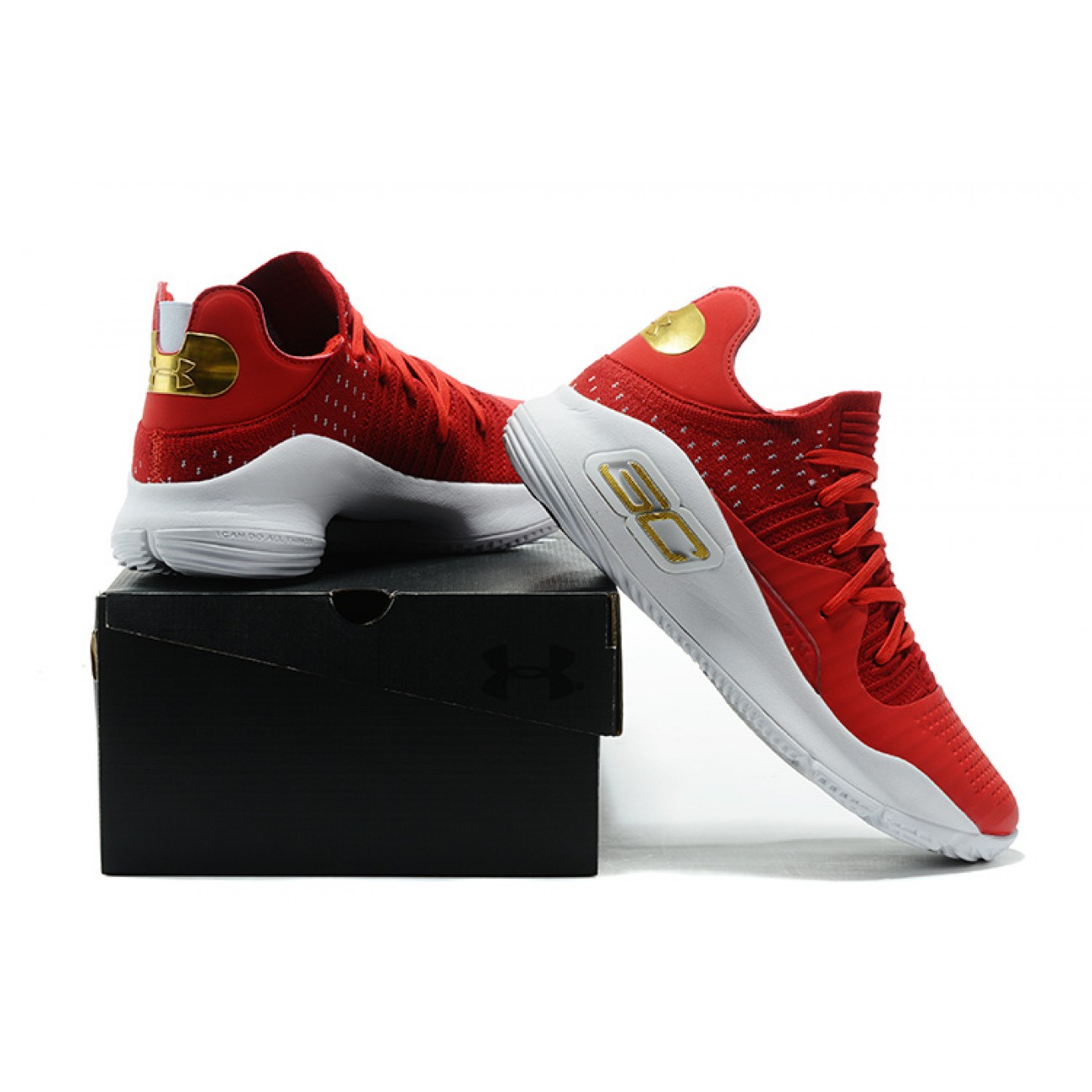 Under Armour UA Curry 4 Low Red/White