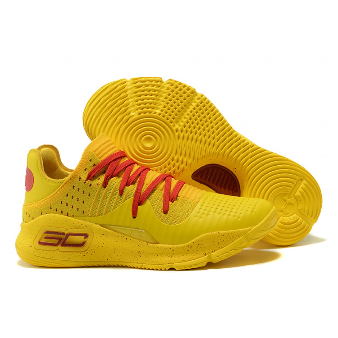 Under Armour UA Curry 4 Low Yellow/Red