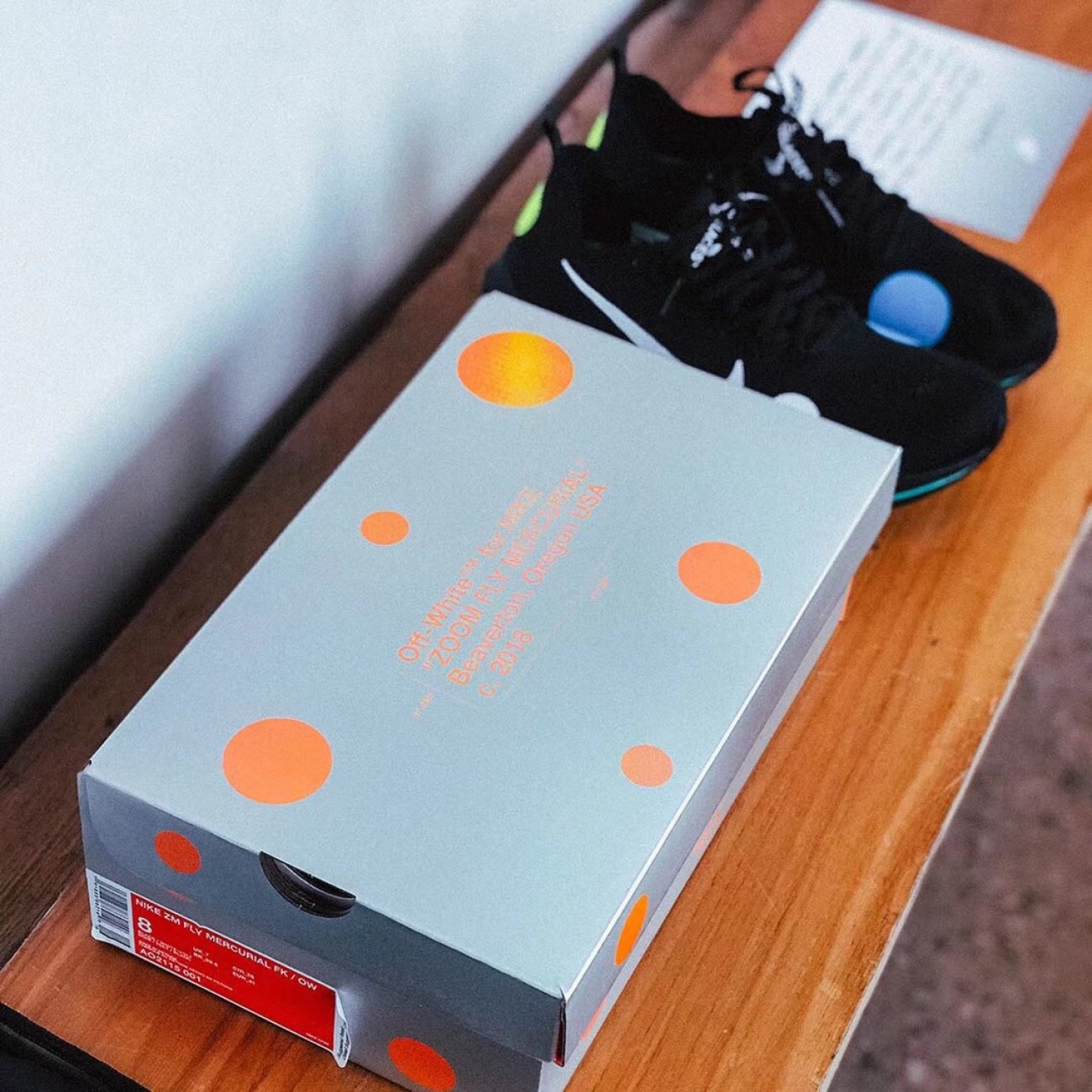 Off-White x Nike Zoom Fly Flyknit OW "Mercurial Black" AO2115-001