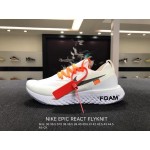 Off White x Nike Epic React Flyknit AQ0070-100