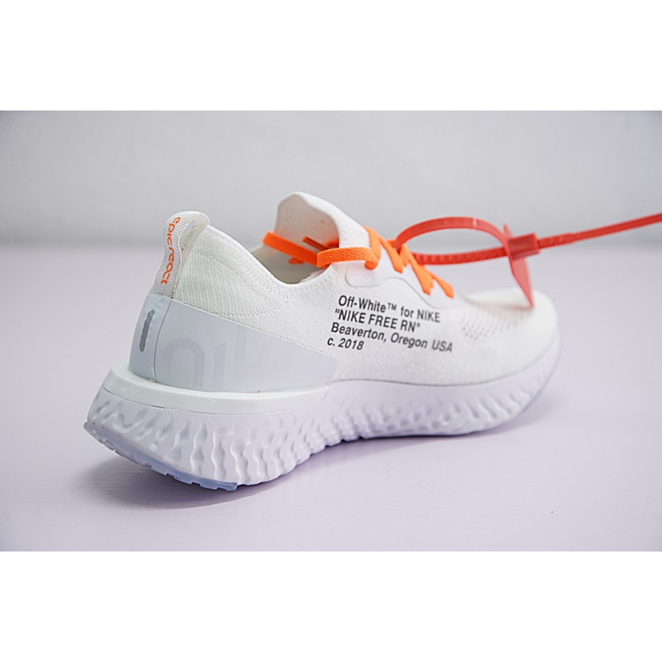 Off White x Nike Epic React Flyknit AQ0070-100