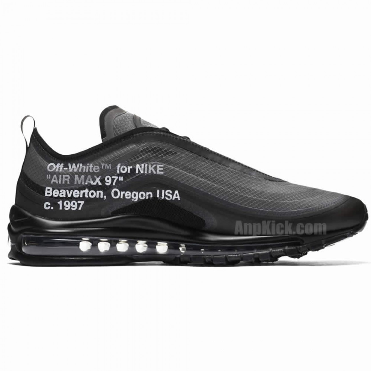 Off-White x Nike Air Max 97 OG "All Black/Cone" AJ4585-001