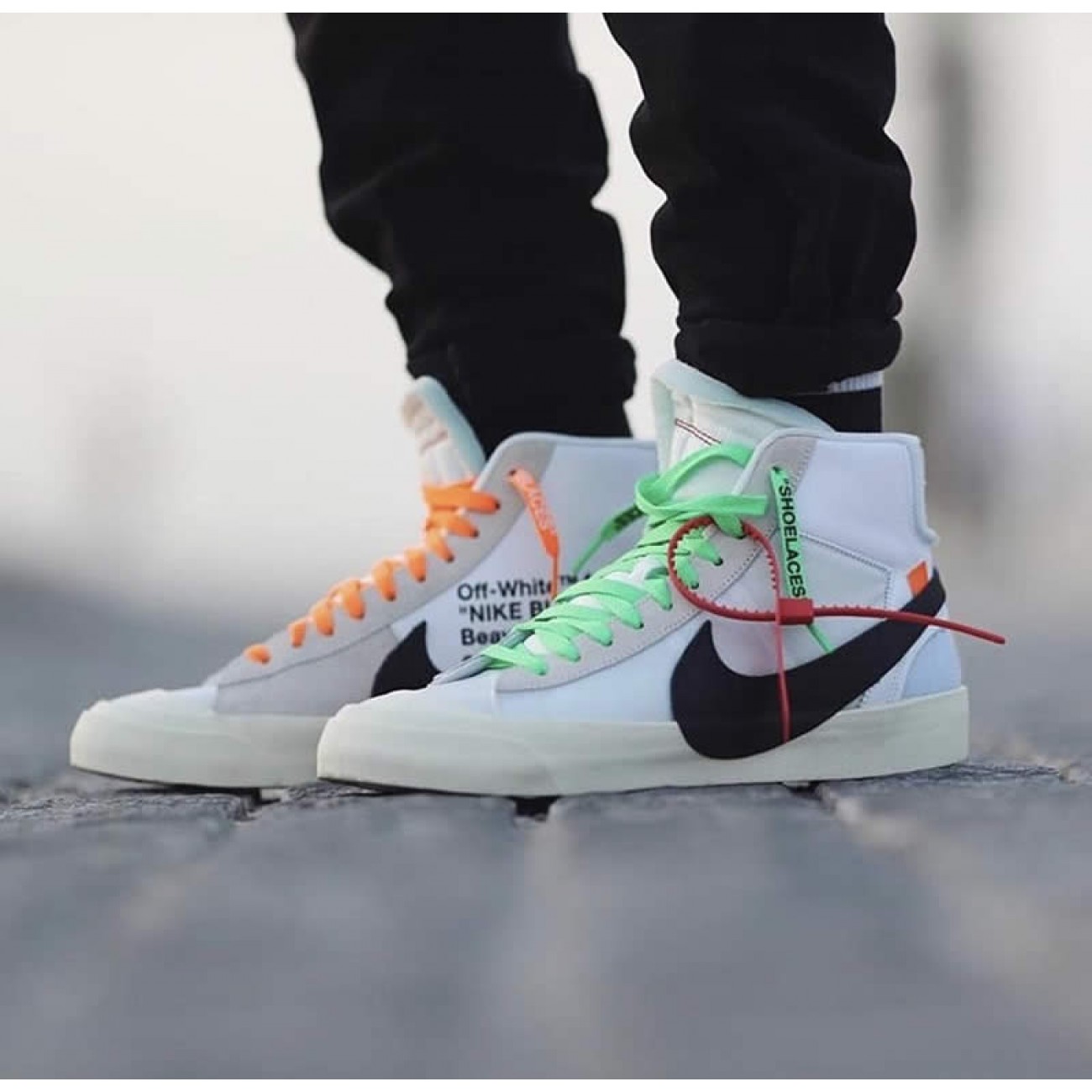 Off-White OW x The 10 Nike Blazer Mid White/Black AA3832-100