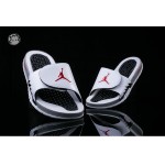 Air Jordan Hydro V Retro AJ5 Sandals Slippers White Grey Red 555501-112