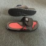 Air Jordan Hydro XI AJ11 Black Red Sandals Slippers