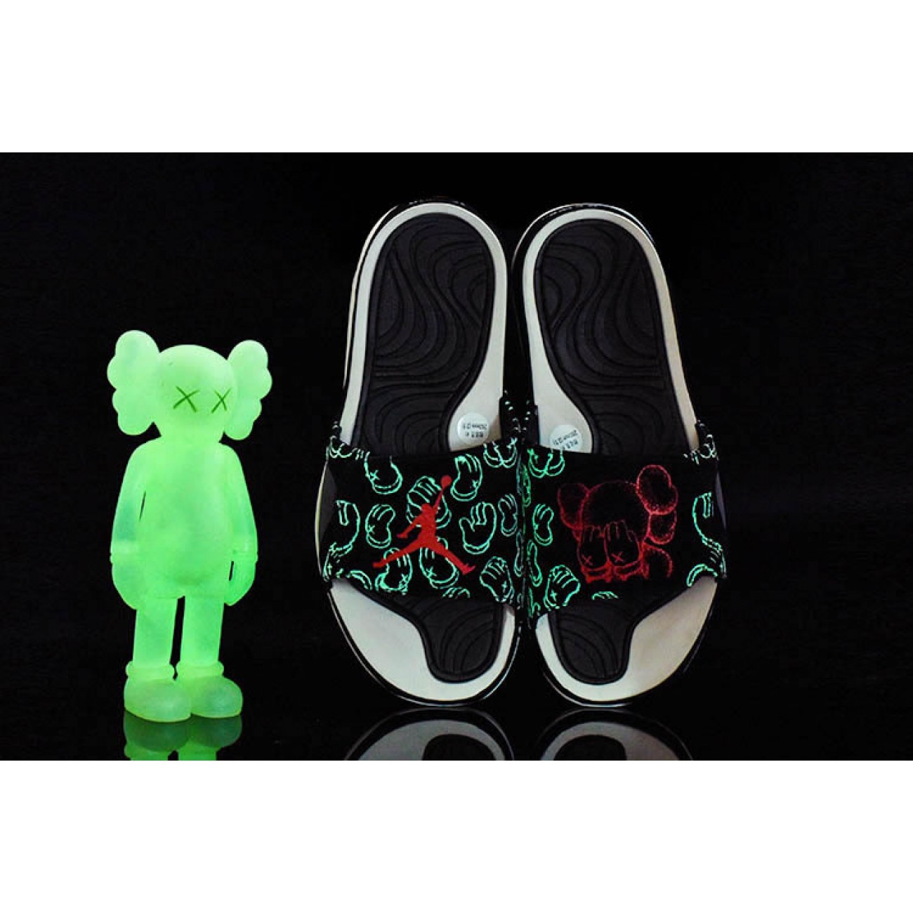 Kaws x Air Jordan Hydro 4 Sandals Slippers 930155-011