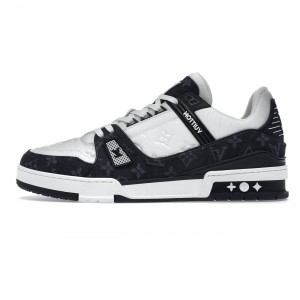 Louis Vuitton LV Trainer White Black White 1A9JGB