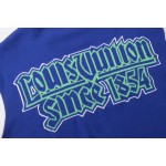 LOUIS VUITTON Short-Sleeved Cotton Intarsia Crewneck 1ABXYR