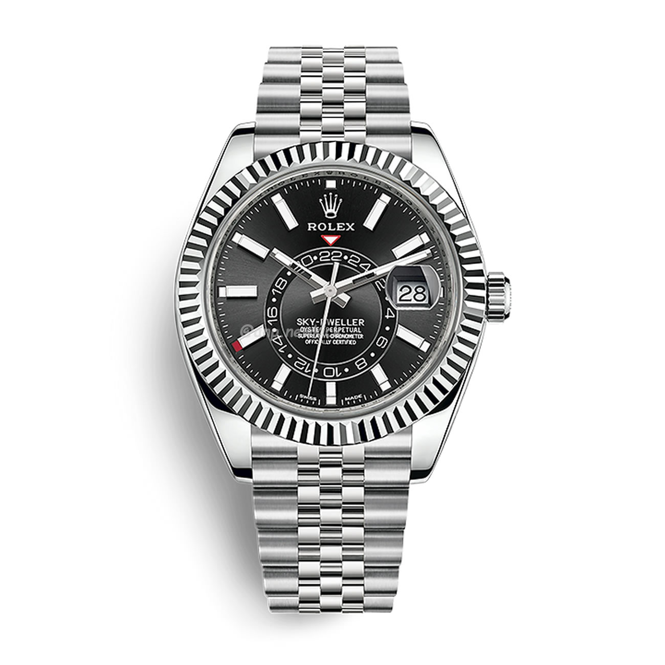 Rolex Sky-Dweller Bright Black Intense White 326934-0006