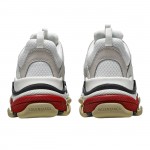 Balenciaga Triple S White Black Red 533882W09E19000