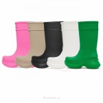 Balenciaga x Crocs Boot Black White Green Bright Pink Beige Rubber 677388W1S8E1000