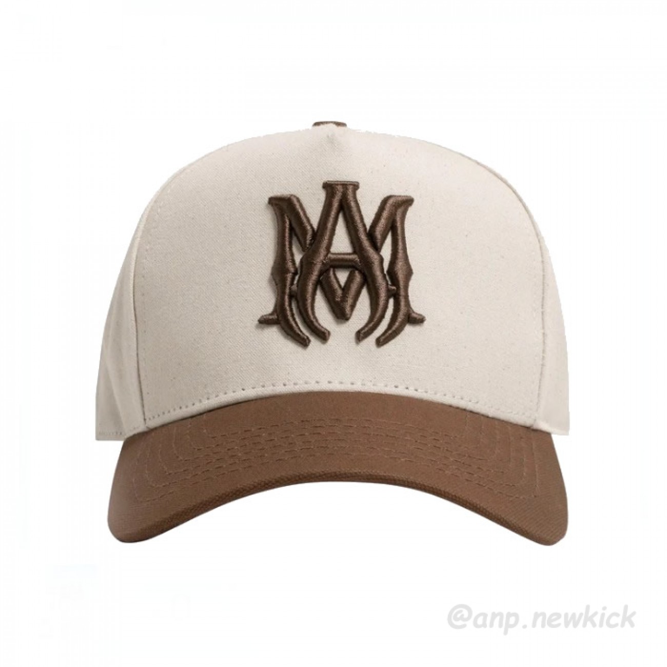 AMIRI TWO TONE FULL CANVAS MA HAT BROWN BLACK