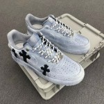 custom shoes chrome x nike Air Force 1  dipped reflective CW2248-111