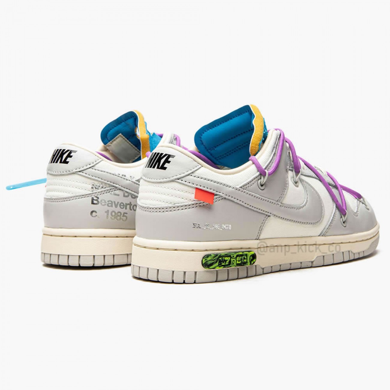  Nike SB Dunk Low Off-White Lot 47 OF 50 DM1602-125