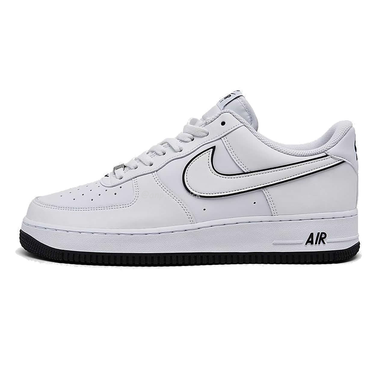 Nike Air Force 1 '07 Low White Black Outline Swoosh White Swoosh Panda DV0788-103 DV0788-001