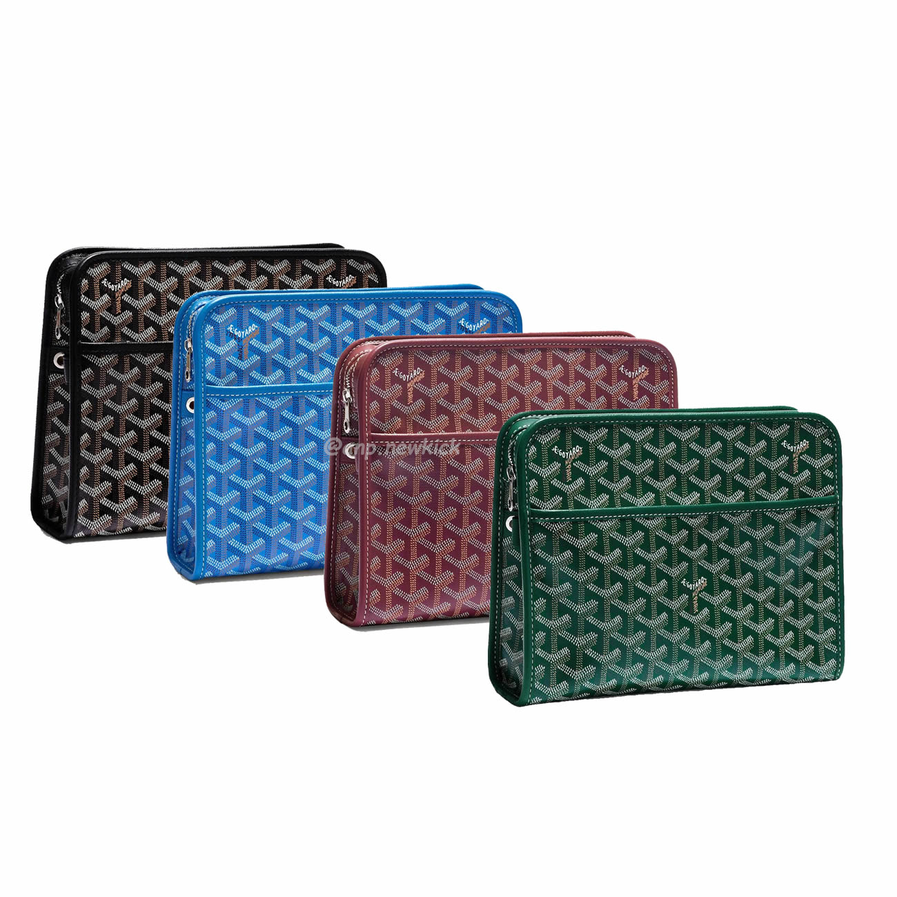 Goyard Jouvence Toiletry Bag MM Green Black White Blue Purple Red Yellow