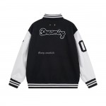 LOUIS VUITTON Black L-Patch Varsity Jacket