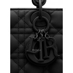 DIOR MY LADY ABC Black ultra-matte Canage calfskin with rattan pattern M0538SLOI-M989