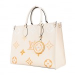 Louis Vuitton Onthego MM CreamSaffron M45717