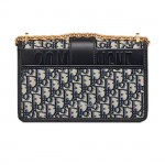 Dior 30 MONTAIGNE CHAIN BAG Blue Dior Oblique Jacquard M9208UTZQ-M928