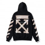 OFF-WHITE Marker Hoodie Black Fuchsia Red Beige