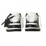 OFF-WHITE Out Of Office OOO Low Tops White Black White