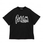 PALM ANGELS GRAFFITI FLAME T-SHIRT Shorts Black White