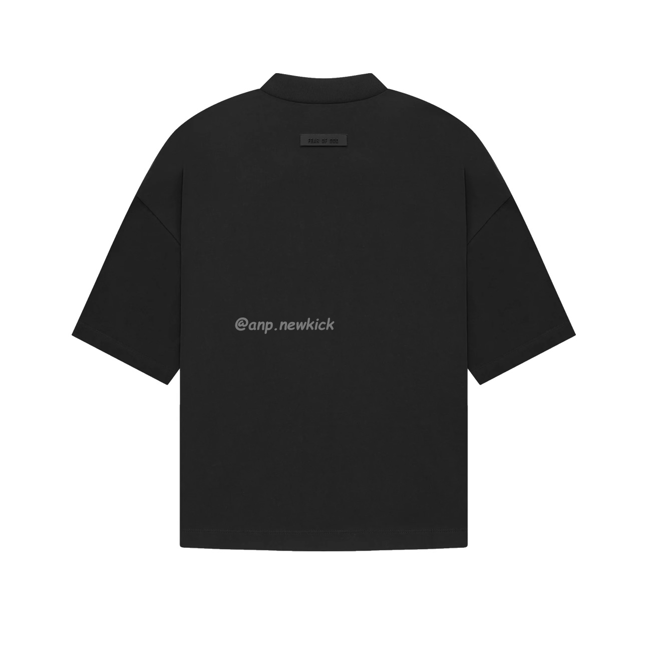 FEAR OF GOD ESSENTIALS logo printed V-neck T-shirt