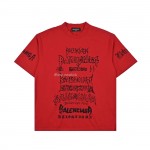 Balenciaga 24ss Gothic printed short sleeves T-shirt