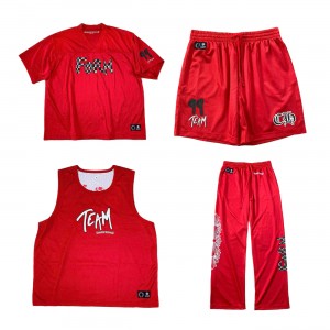 CHROME HEARTS 99 Form Matty Boy Mesh Red Jersey