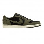 Travis Scott X Nike Air Jordan 1 Retro Low OG SP Black Olive DM7866-002