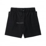 HOMME PLISSÉ ISSEY MIYAKE FLIP SHORTS BLACK Green