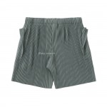 HOMME PLISSÉ ISSEY MIYAKE FLIP SHORTS BLACK Green