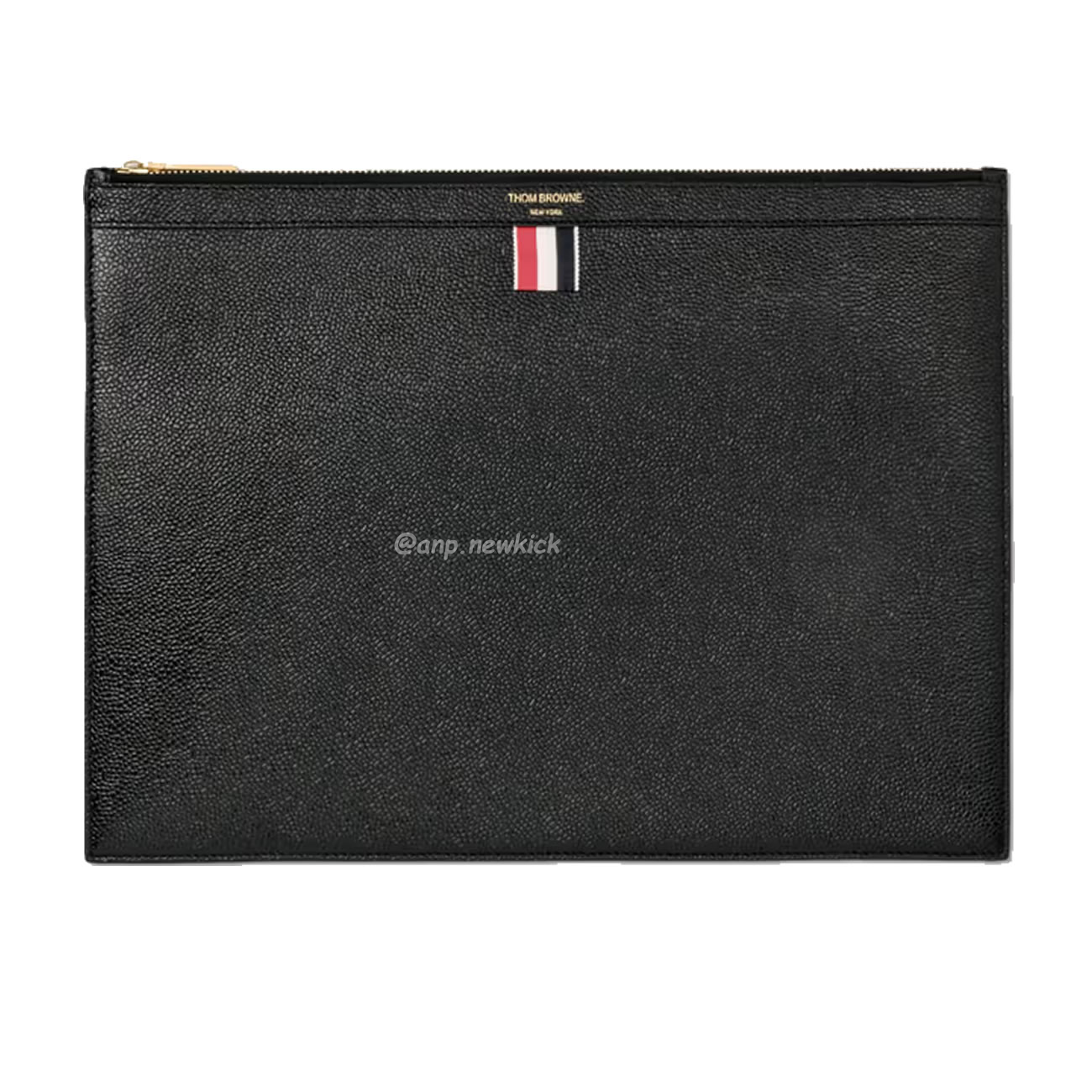 Thom Browne Logo-stamp Leather Document Holder