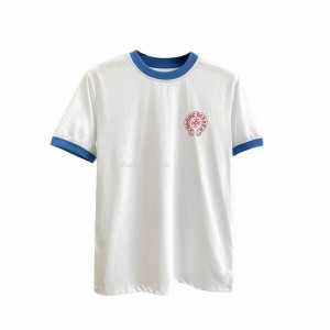 Chrome Hearts Horseshoe Logo Vintage White Short Sleeve Tee