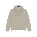 FEAR OF GOD ESSENTIALS FOG 23FW Zipper hooded cotton jacket brown black elephant white S-XL