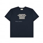 Gucci 24ss Star tag G letter printed short sleeved T-shirt