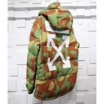 Off-white ow17fw Striped arrow camouflage coat