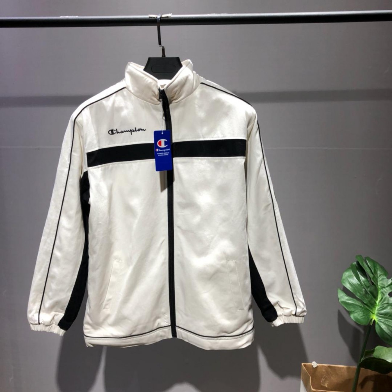 champion 2018 stitching sports couple cotton jacket