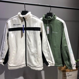 champion 2018 stitching sports couple cotton jacket