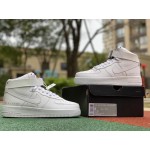 "1017 ALYX 9SM" x Nike Air Force 1 All White High Shoes 315123-111