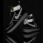 Magic Stick x Nike Air Force 1 High VIP "Black Velour" Sneakers 573967-003