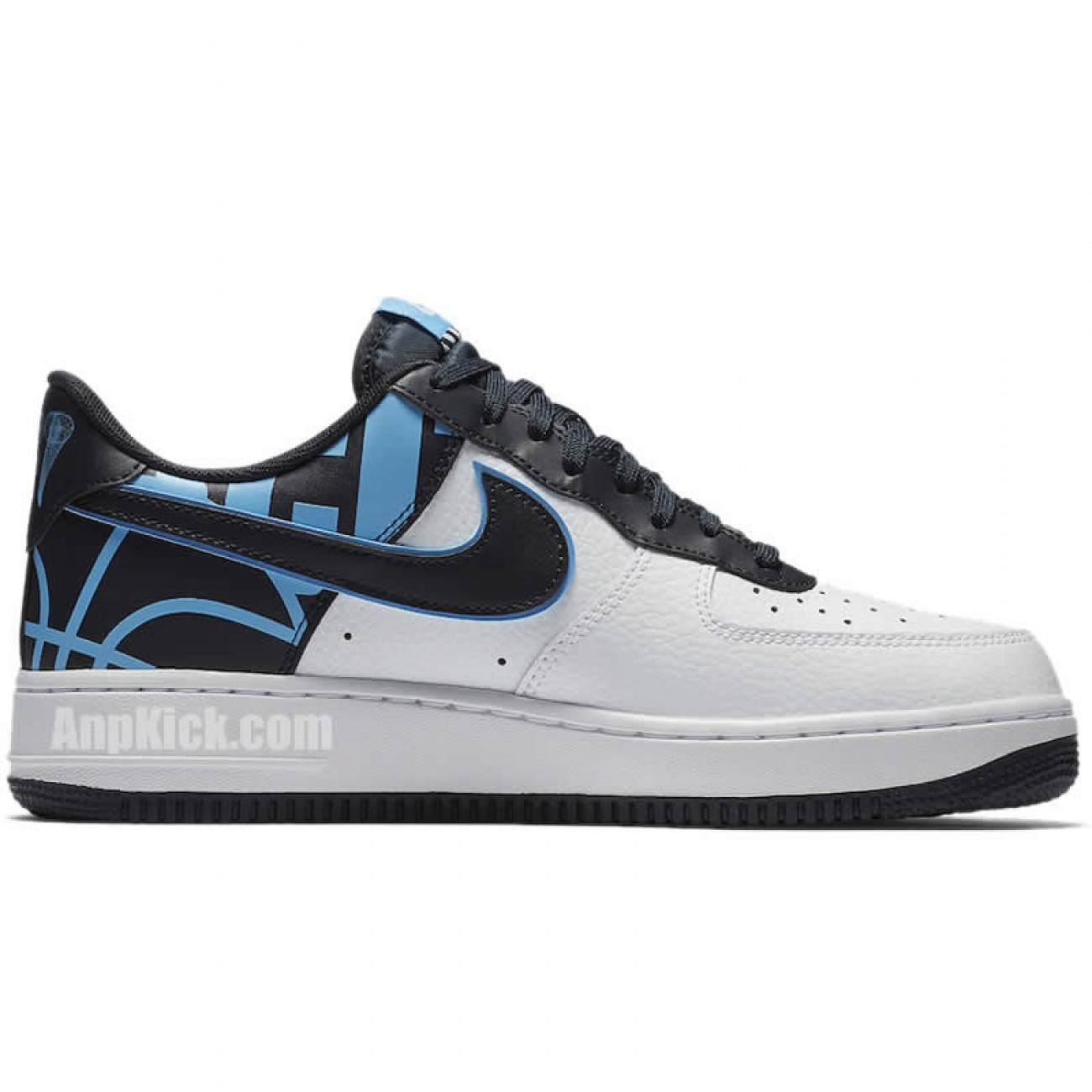 Nike Air Force 1 Low Logo Pack '07 Lv8 White/Navy/Black 823511-105